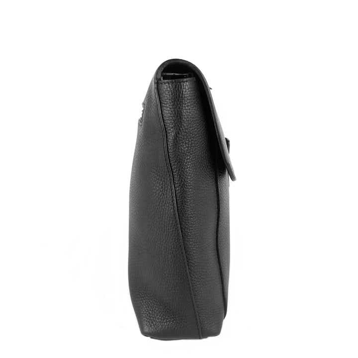serviette dorian taurillon leather briefcase bag