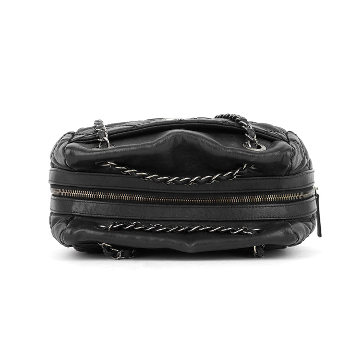 stitch it small calfskin shoulder bag
