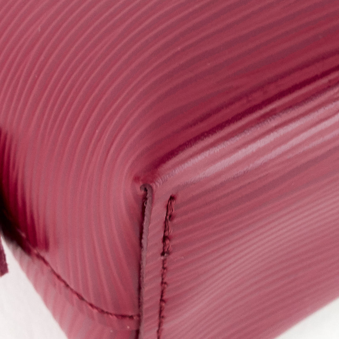cosmetic epi leather pouch