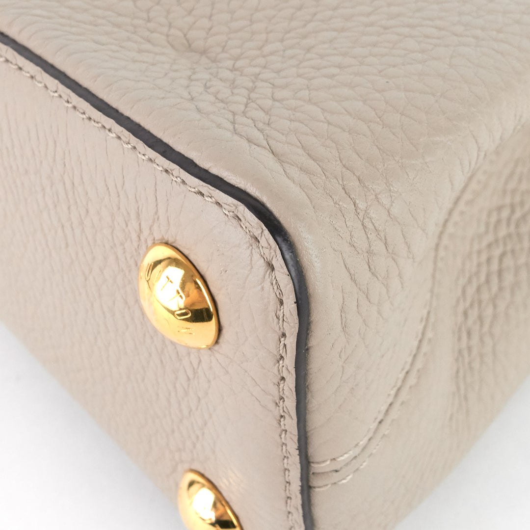 capucines bb taurillon leather bag