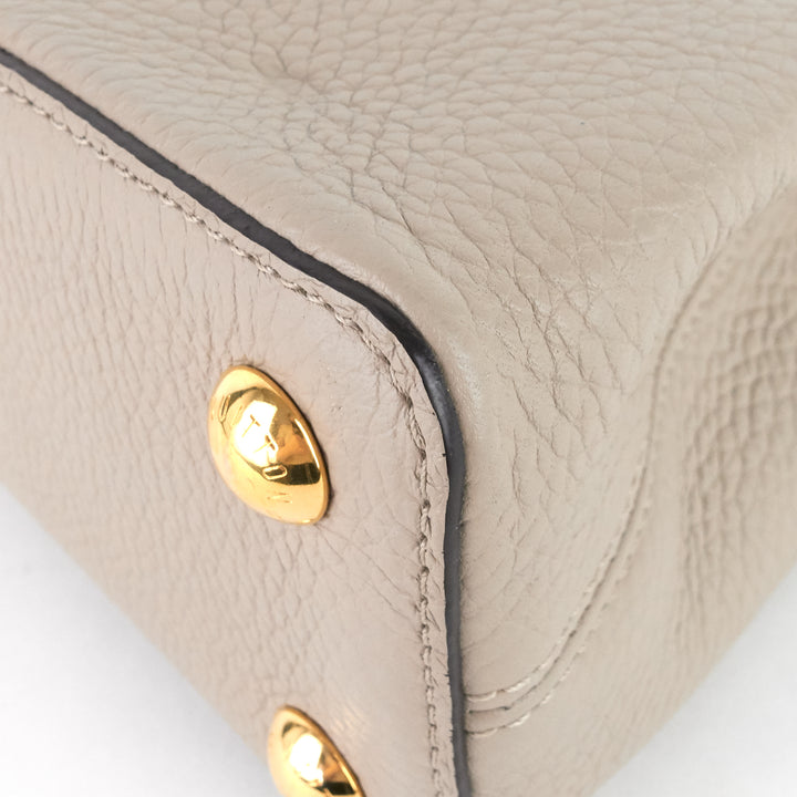 capucines bb taurillon leather bag