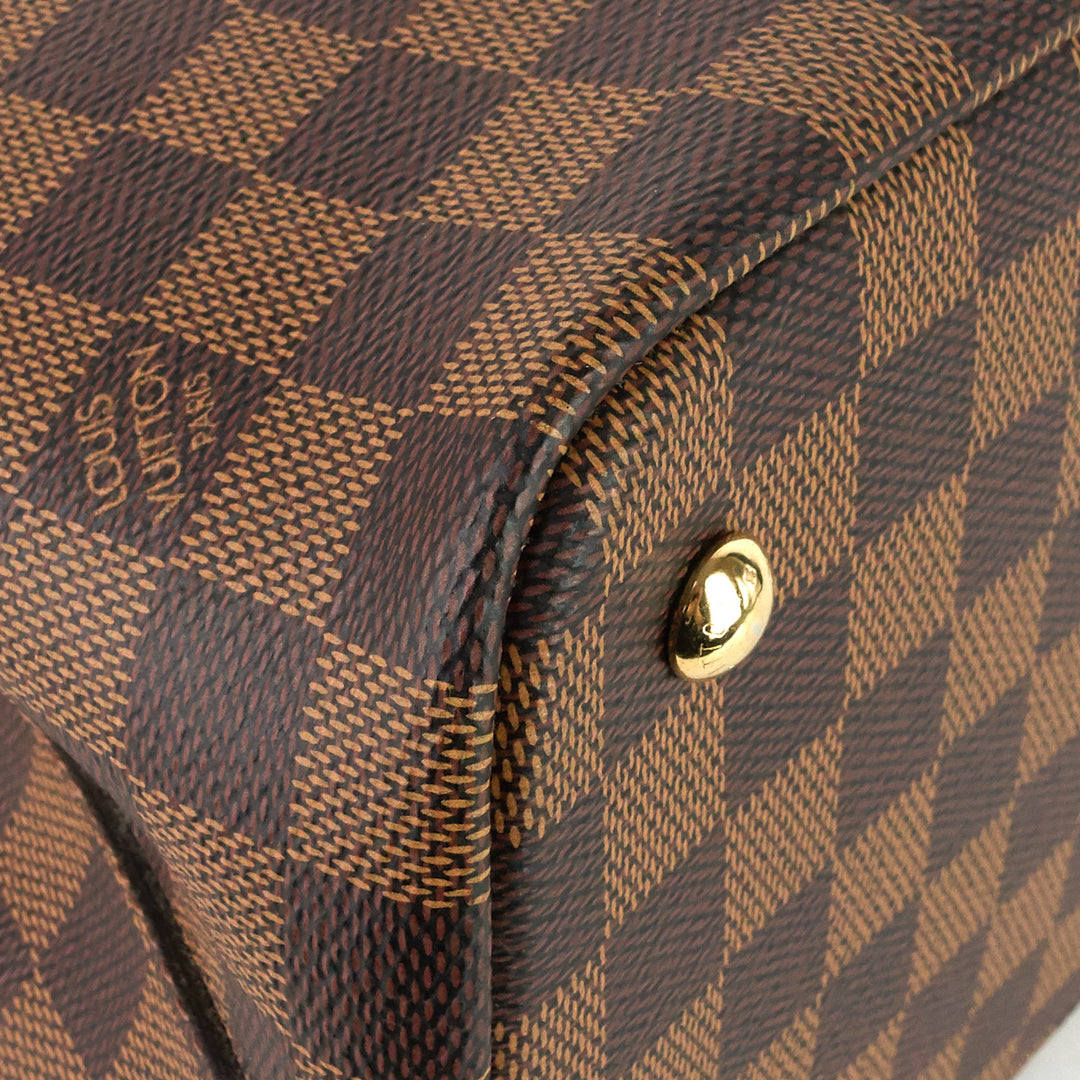 kensington damier ebene canvas tote bag