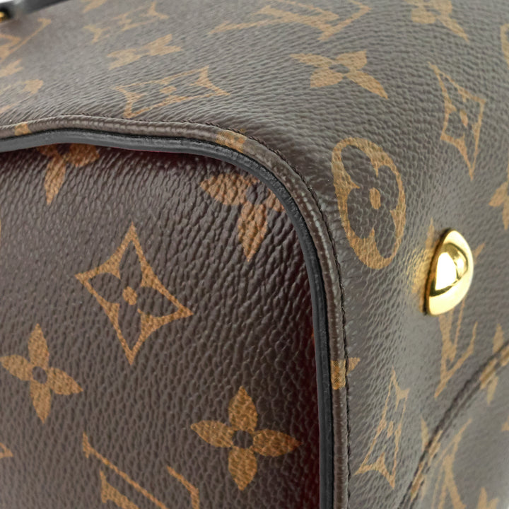 tuileries monogram canvas top handle tote bag