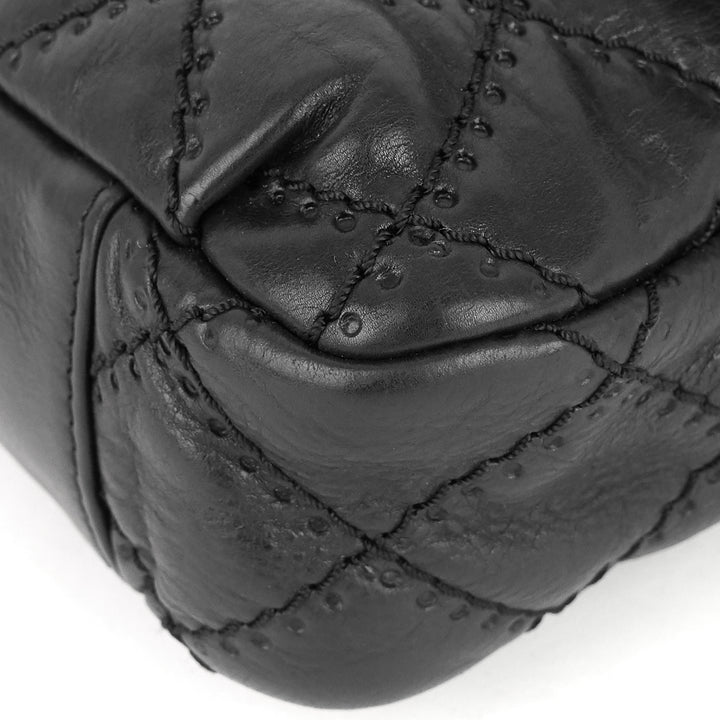 retro chain medium calfskin flap bag