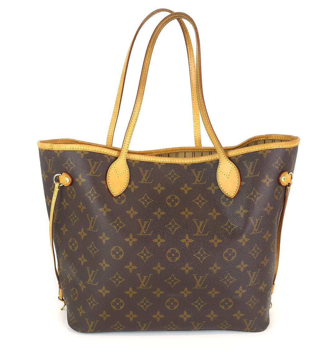 neverfull mm monogram canvas tote bag