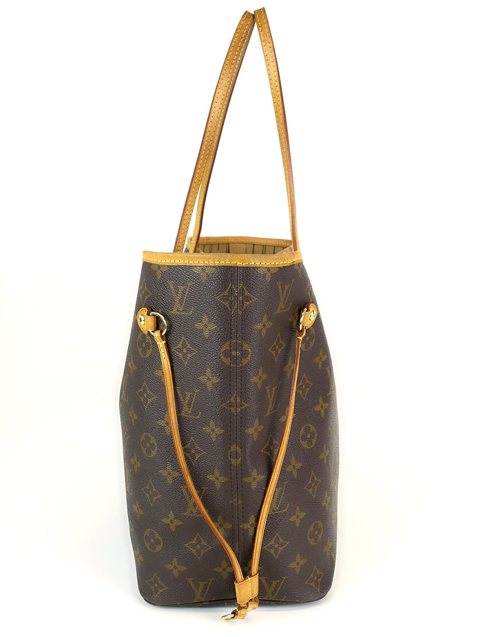 neverfull mm monogram canvas tote bag
