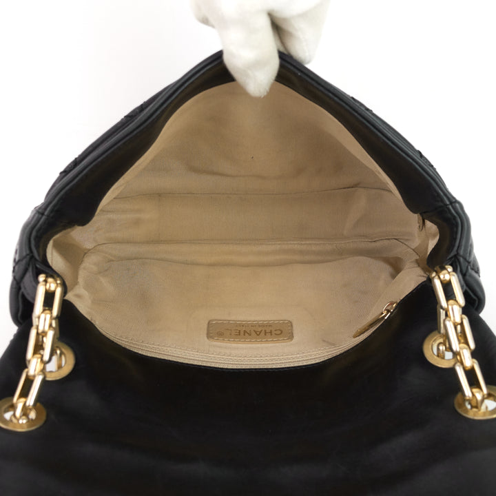 retro chain medium calfskin flap bag