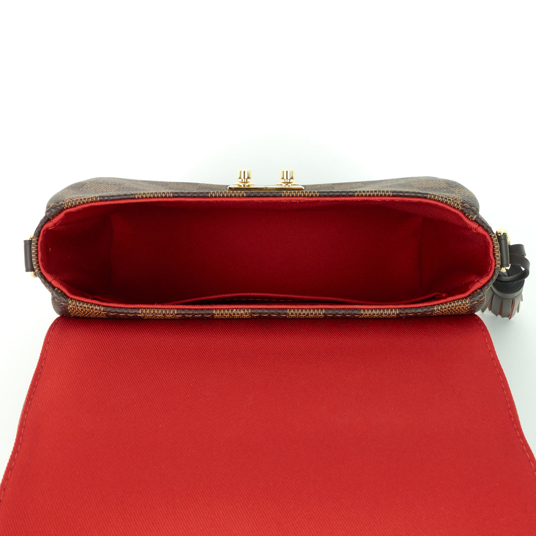 croisette damier ebene canvas bag