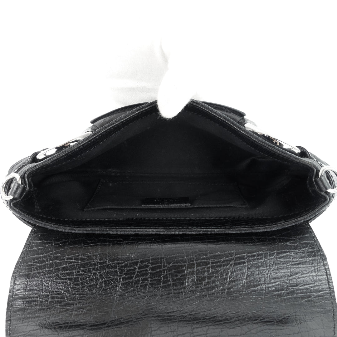 gg canvas horsebit chain clutch bag