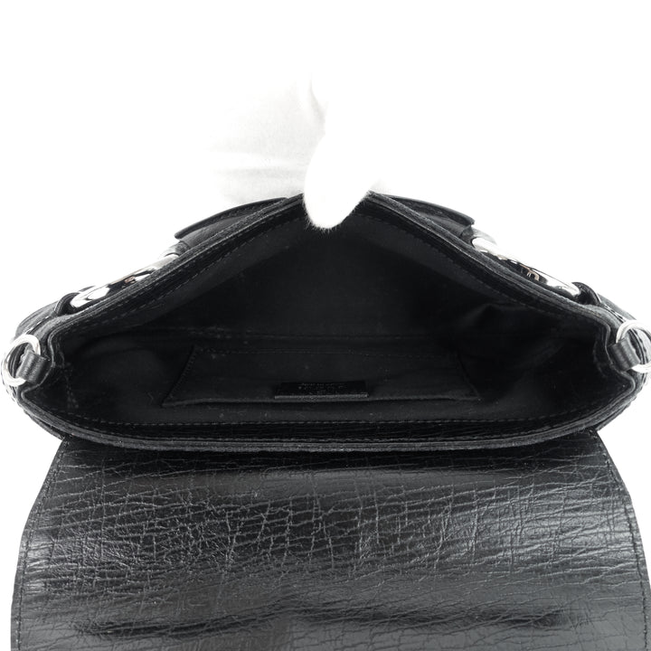 gg canvas horsebit chain clutch bag