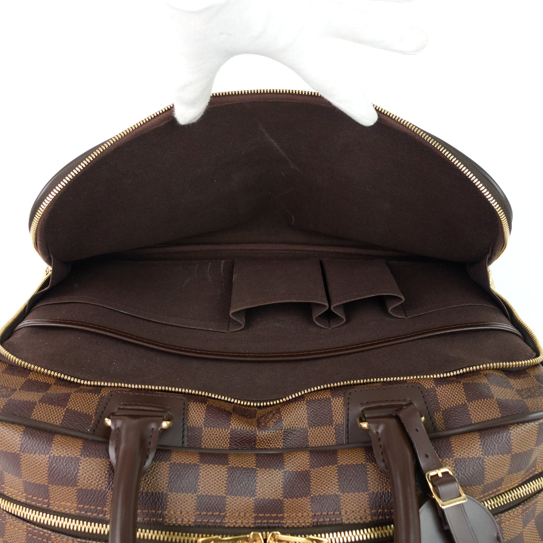 icare damier ebene canvas computer bag