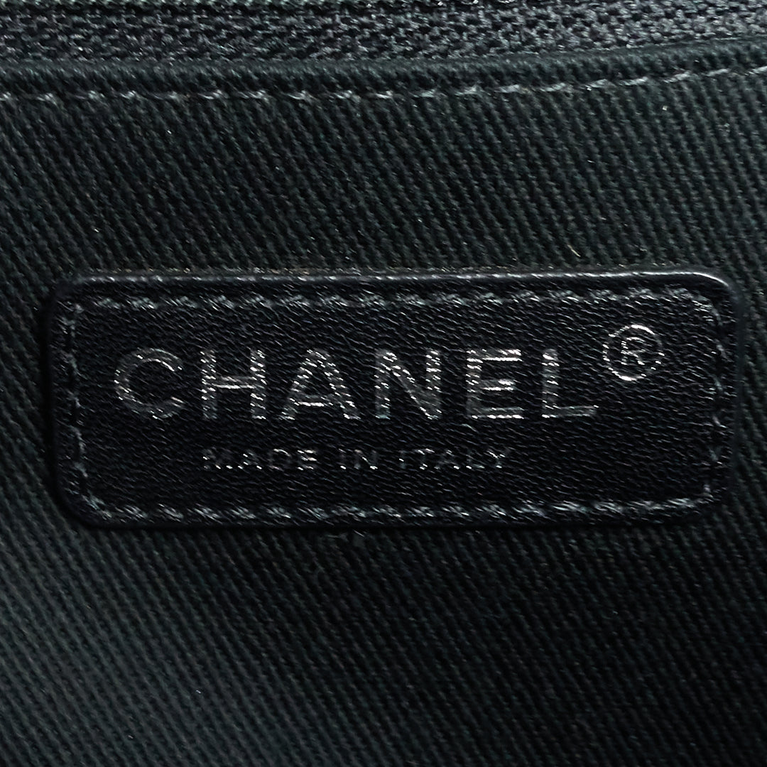 timeless cc medium caviar leather shopping tote bag