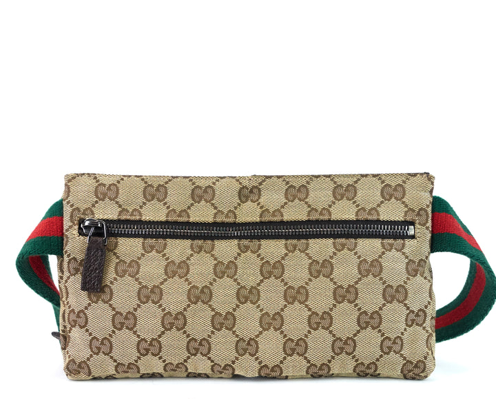 monogram canvas belt bag