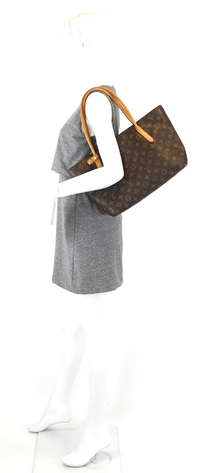 raspail pm monogram canvas tote bag