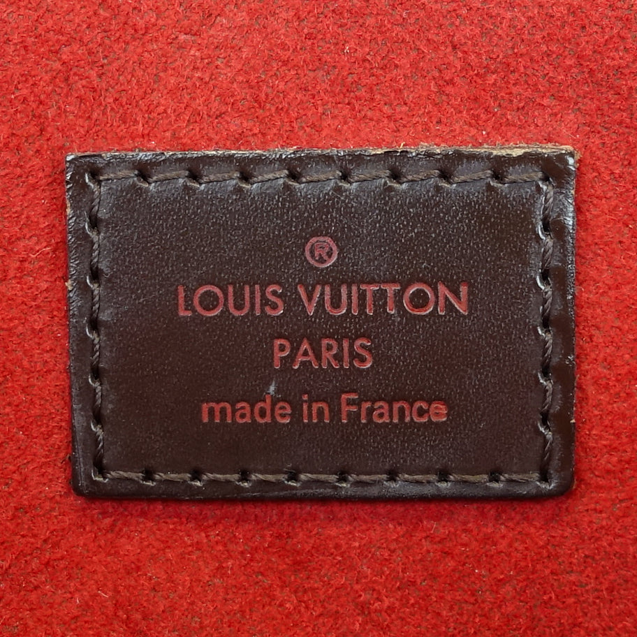 trevi gm damier ebene canvas bag