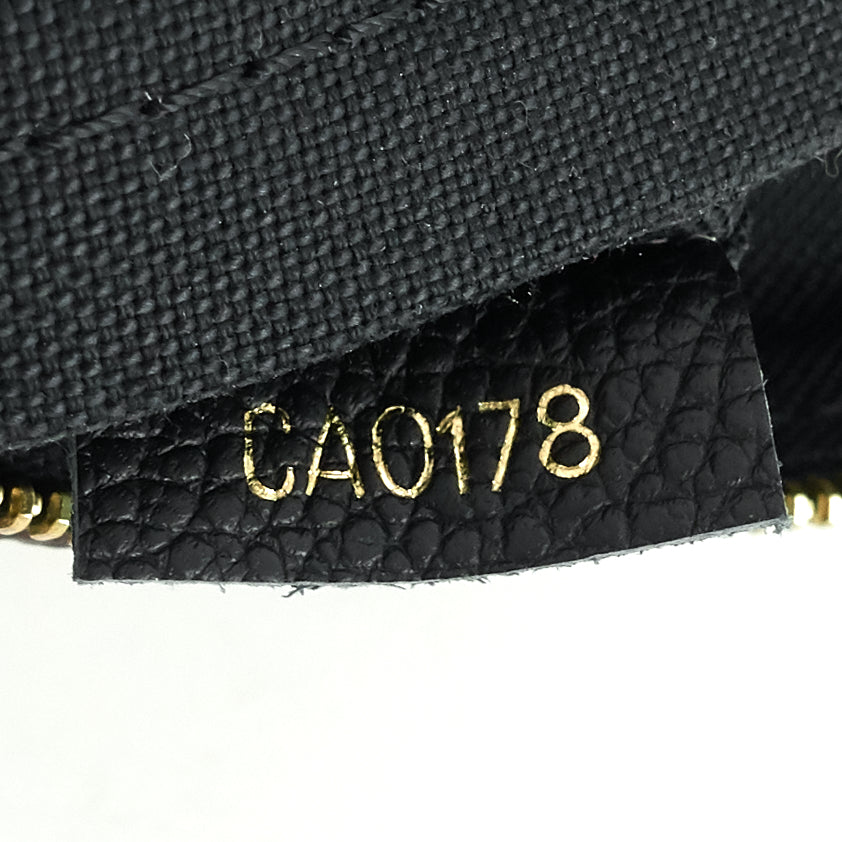 pallas monogram canvas clutch bag