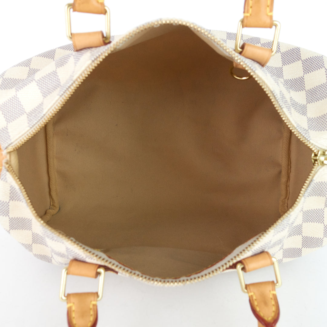 speedy 30 damier azur canvas handbag