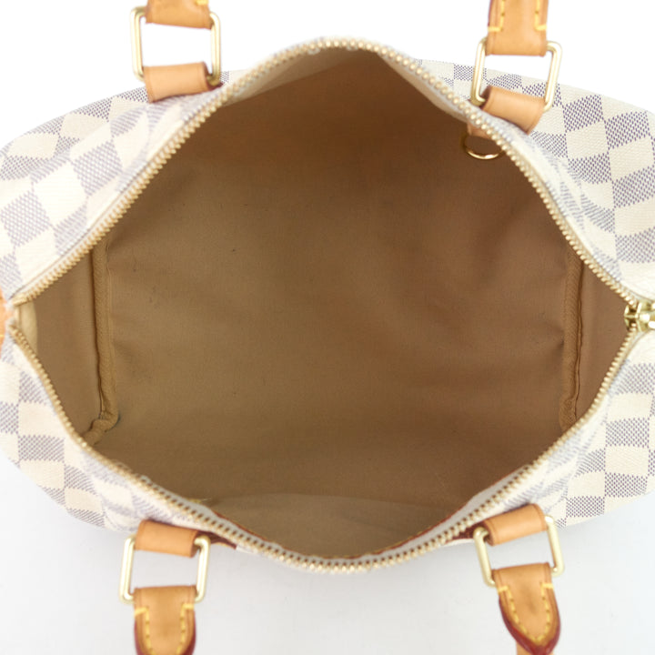 speedy 30 damier azur canvas handbag