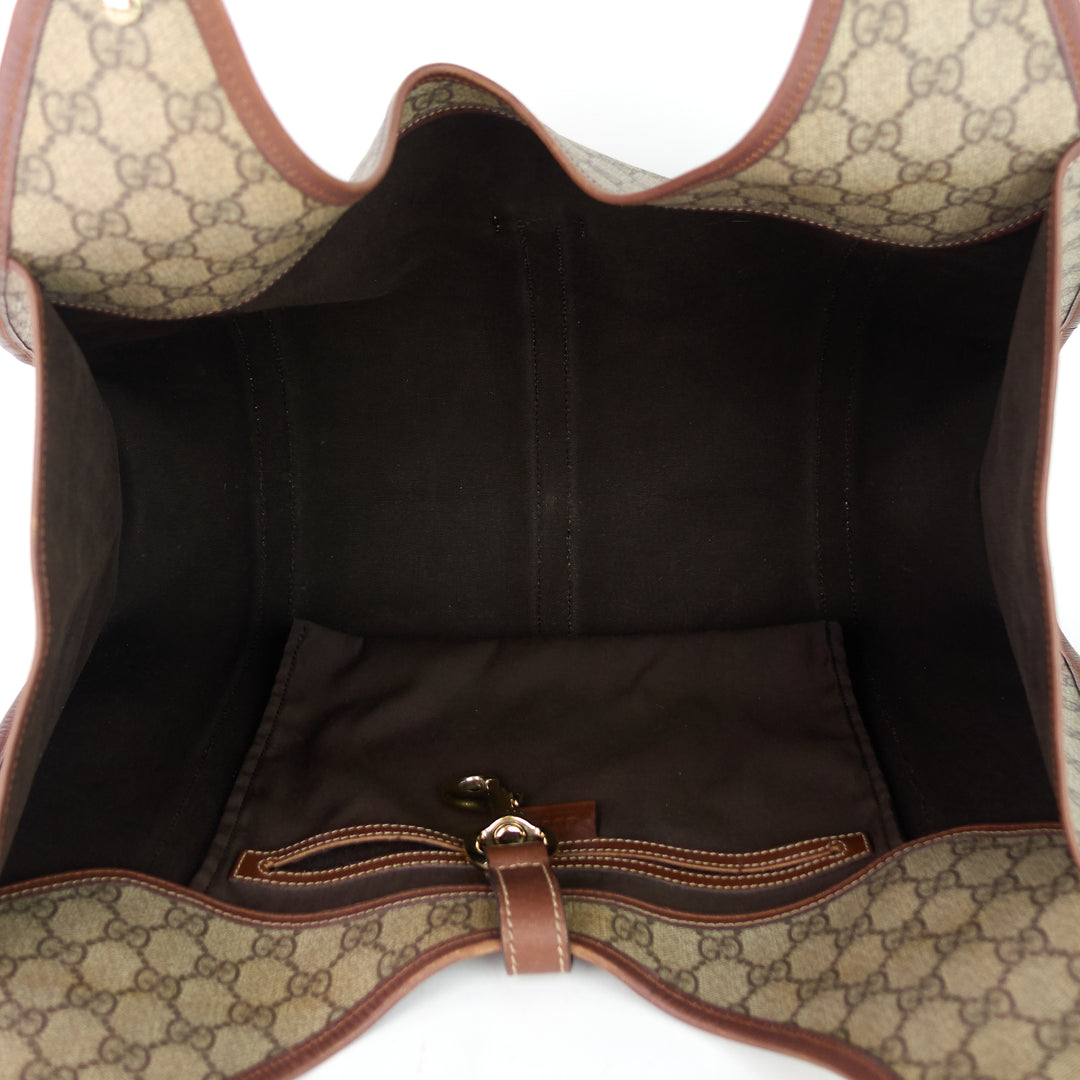 joy large gg coated canvas bag