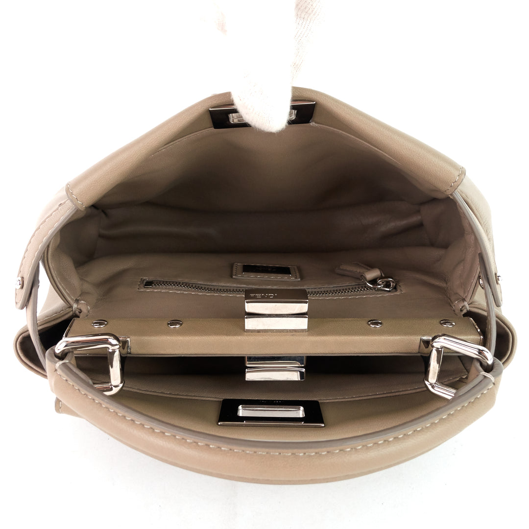 peekaboo mini nappa leather bag