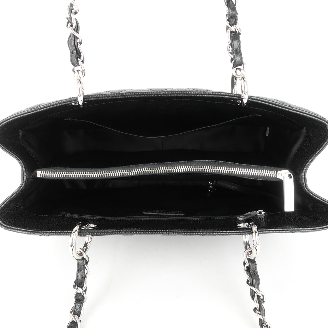 grand shopping tote gst caviar leather bag