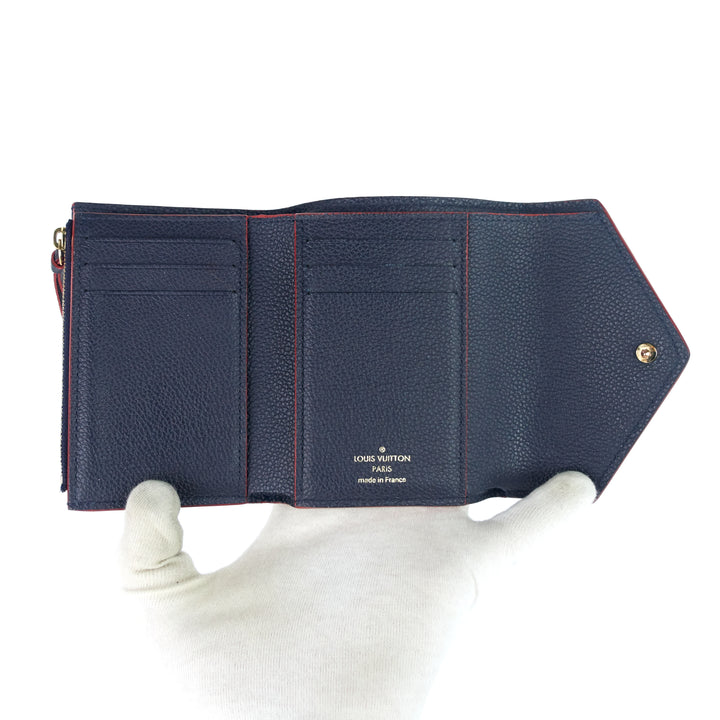 victorine monogram empreinte leather wallet