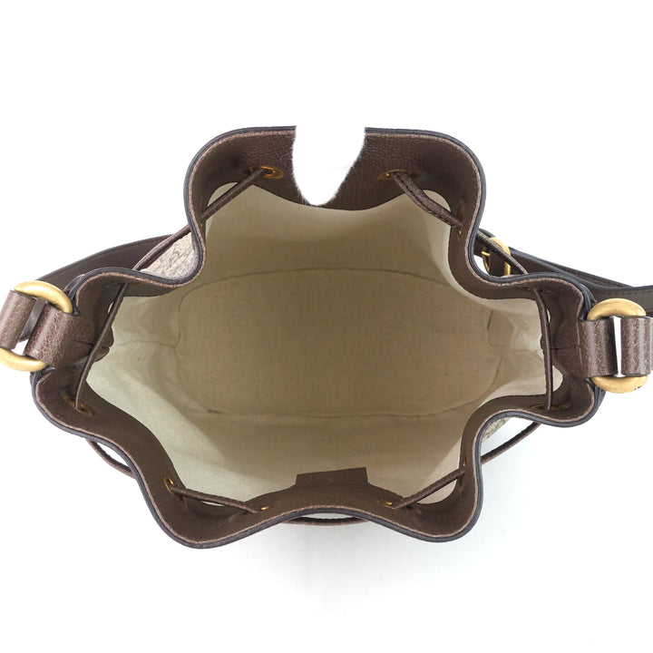 ophidia gg supreme canvas bucket bag