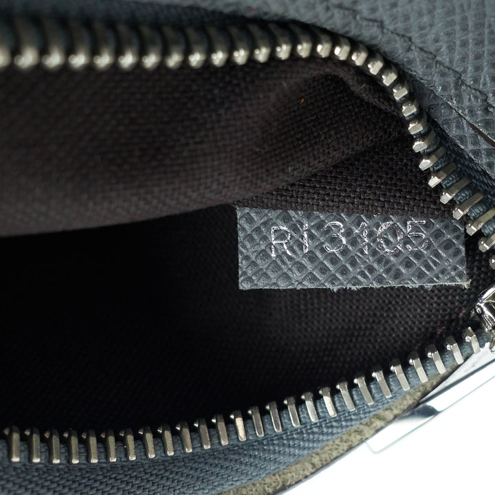 pavel taiga leather clutch bag