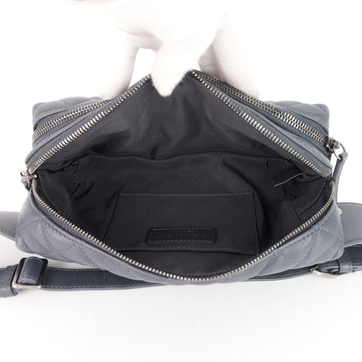 calf leather waist bag