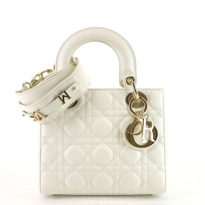 my abcdior cannage lambskin leather handbag