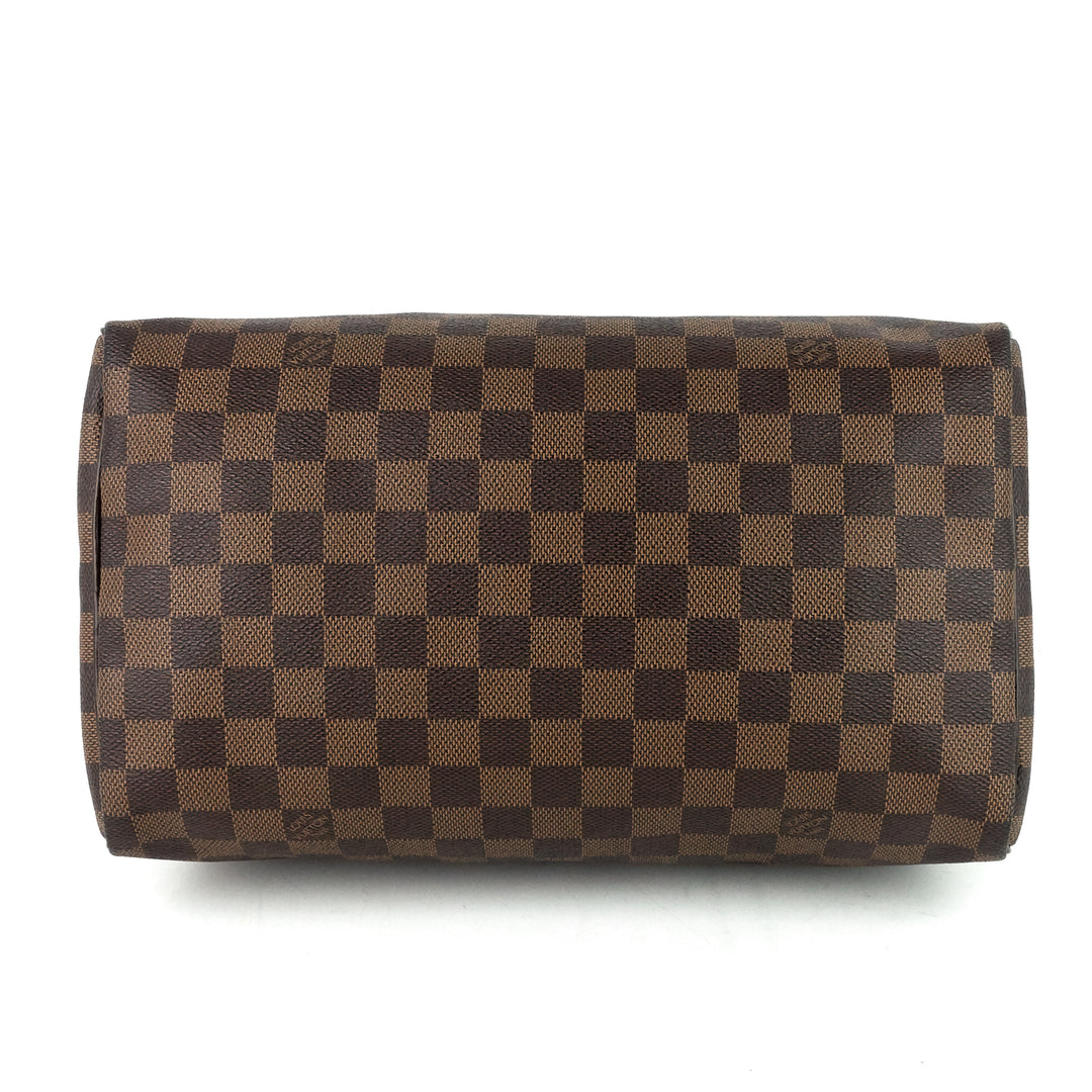 speedy 30 damier ebene canvas bag