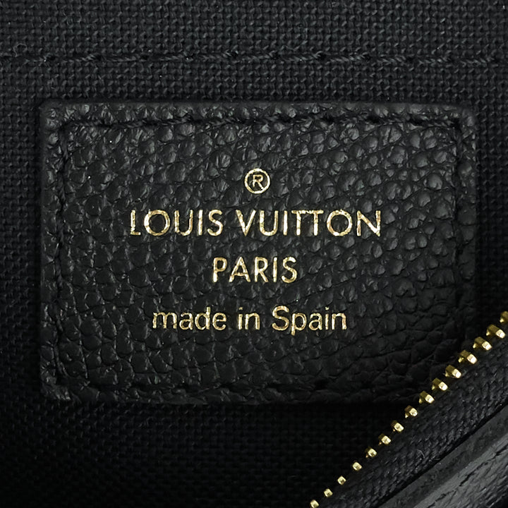pallas monogram canvas clutch bag
