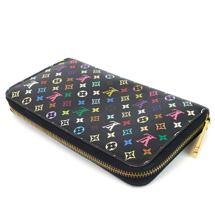 monogram multicolore canvas zippy wallet