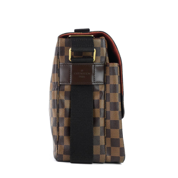 broadway damier canvas large messenger bag