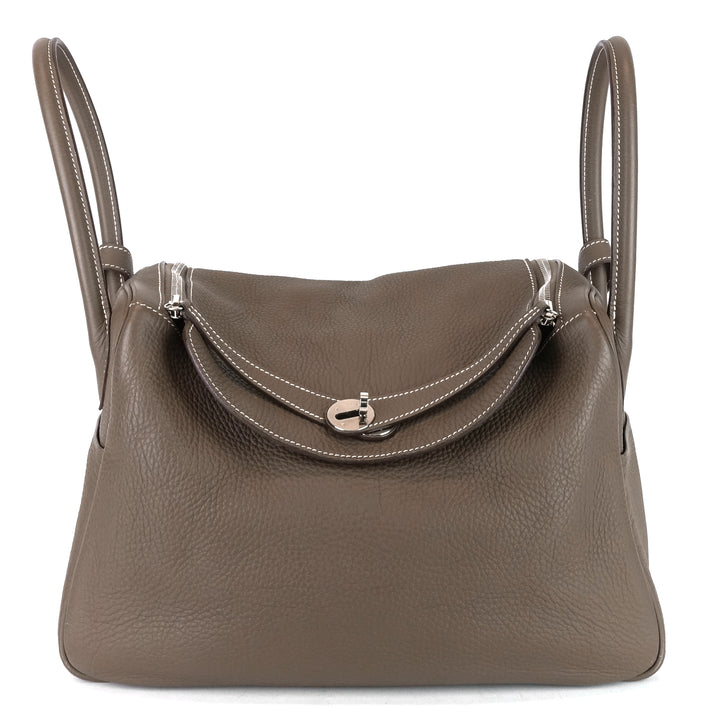 lindy 34 clemence leather shoulder bag