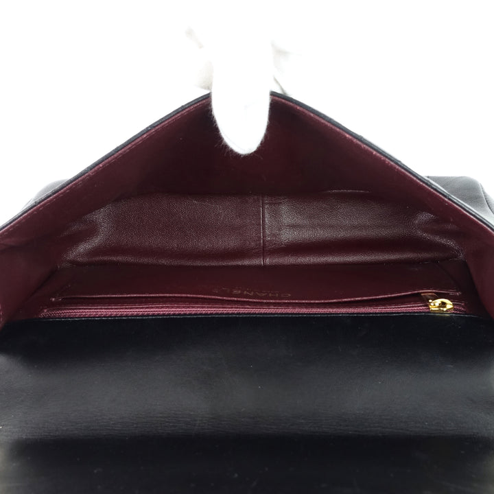 chic with me large lambskin leather bag