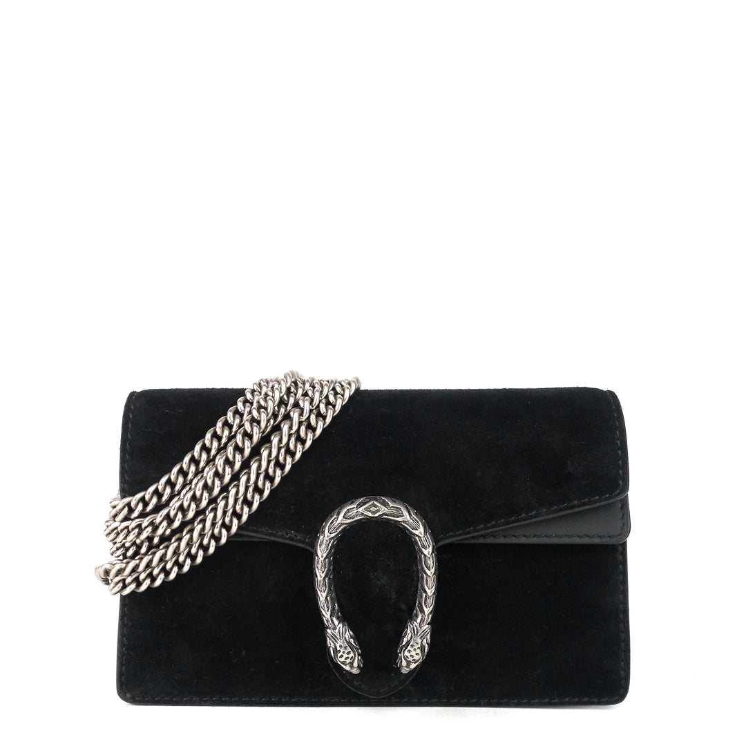 dionysus super mini suede bag