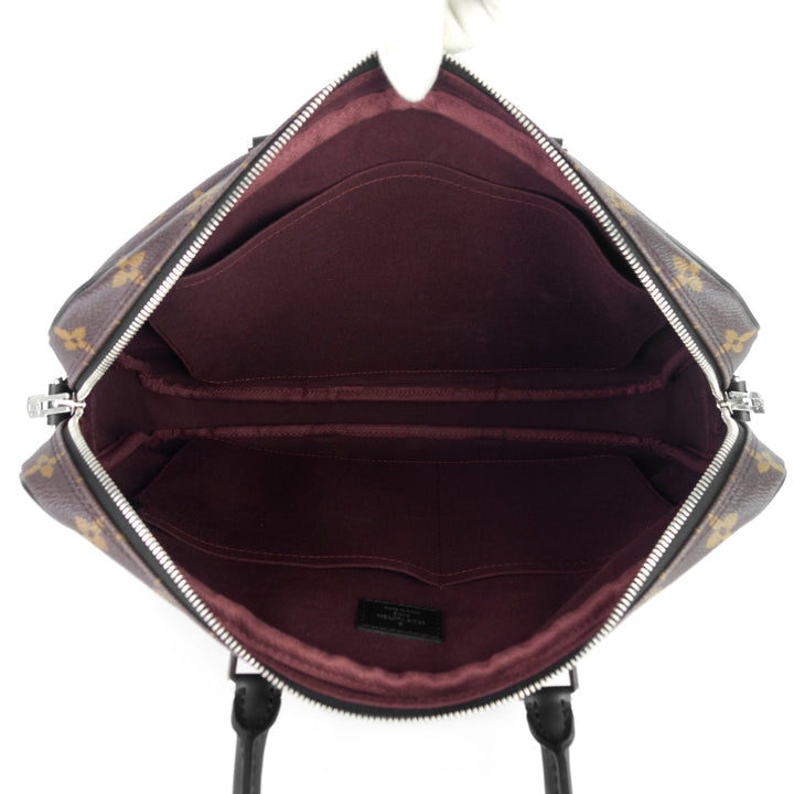 porte-documents voyage pm monogram macassar canvas briefcase bag