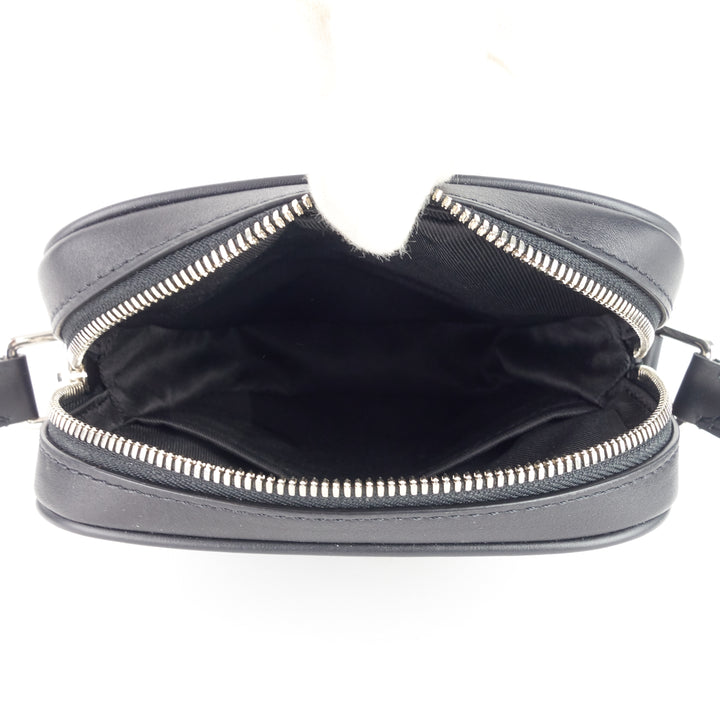 danube slim black epi leather bag