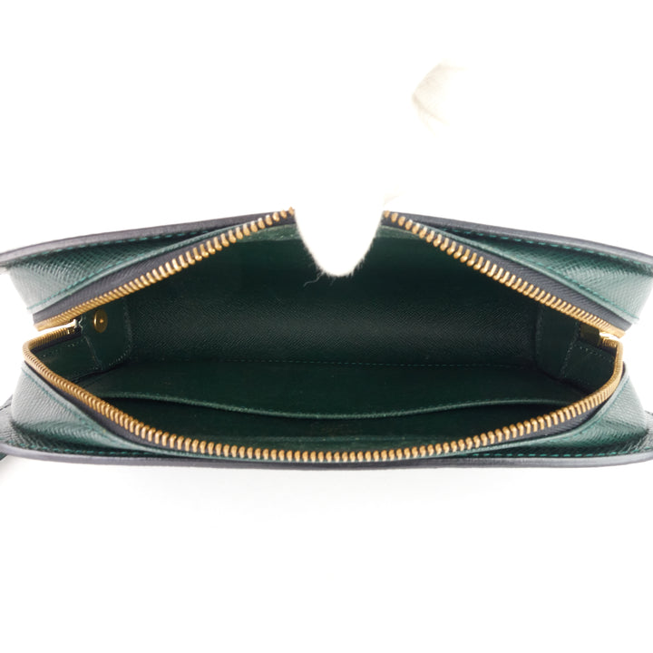 pochette baikal epicea taiga leather bag