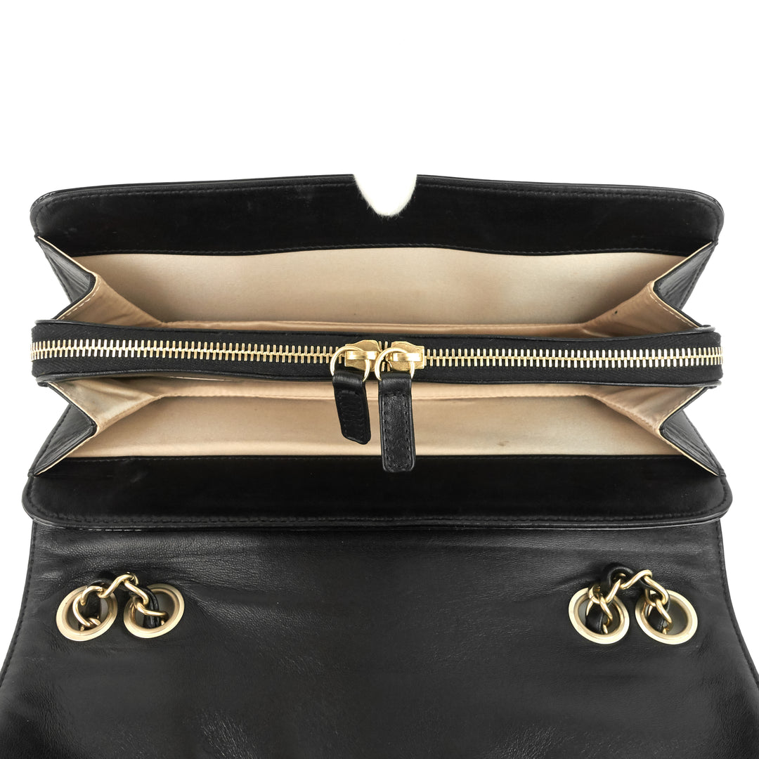 reissue east west patent leather flap bag
