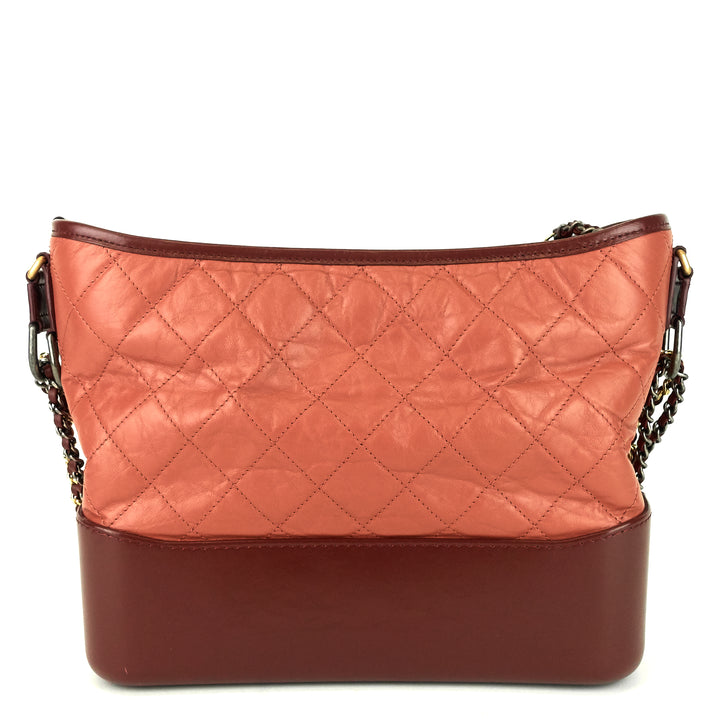 gabrielle aged calf leather hobo bag