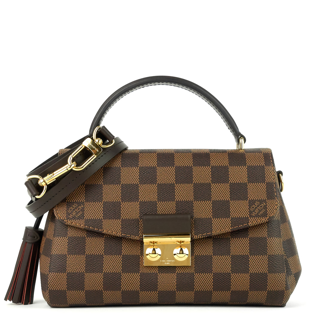 croisette damier ebene canvas bag
