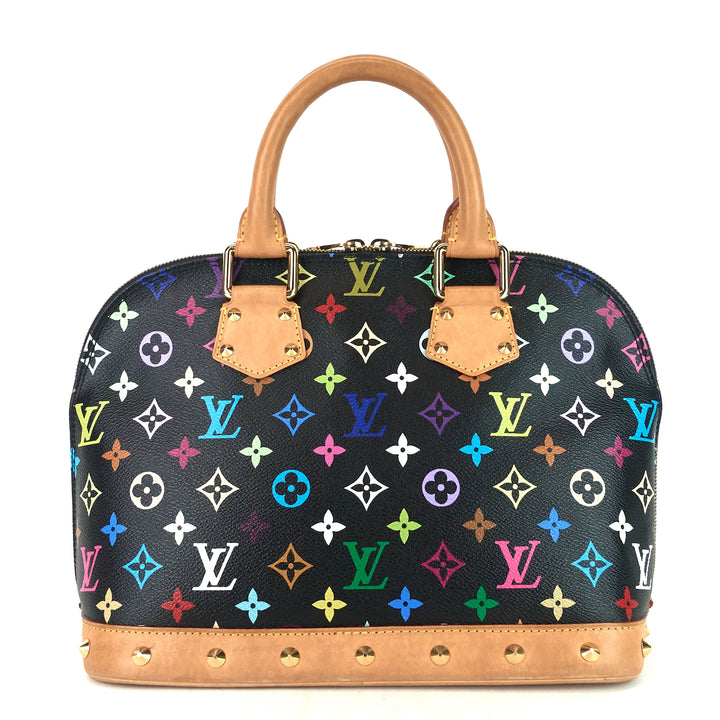 alma pm monogram multicolore canvas bag