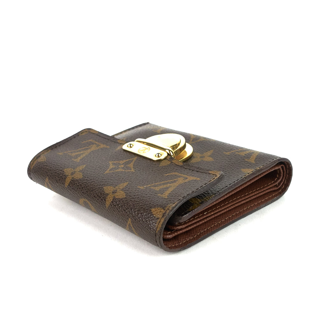 portefeuille koala trifold monogram canvas wallet