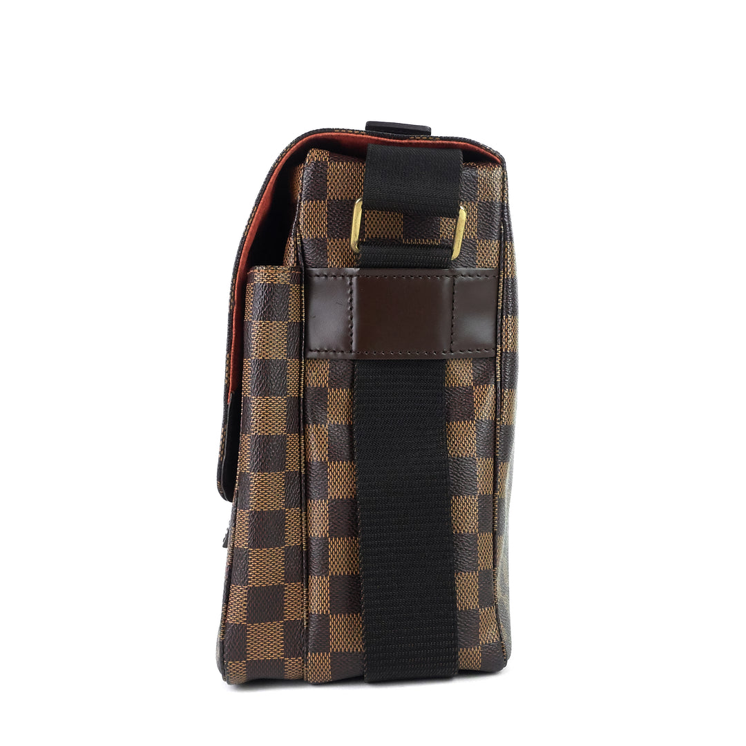 broadway damier canvas large messenger bag