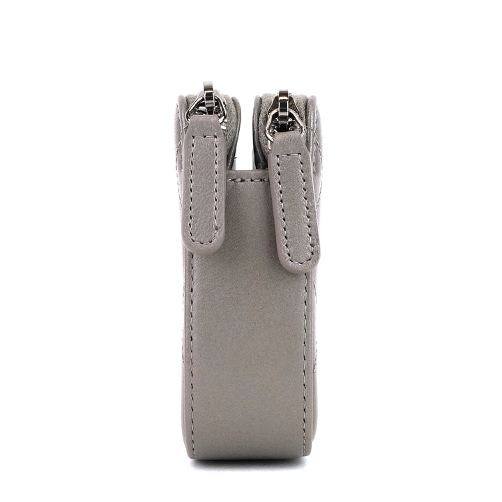 clutch with chain flat quilt leather bag