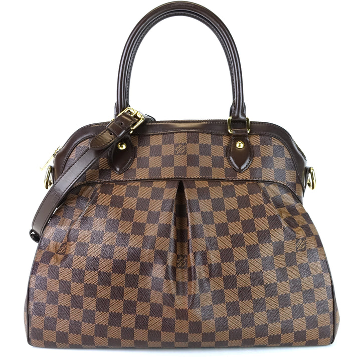 trevi gm damier ebene canvas bag