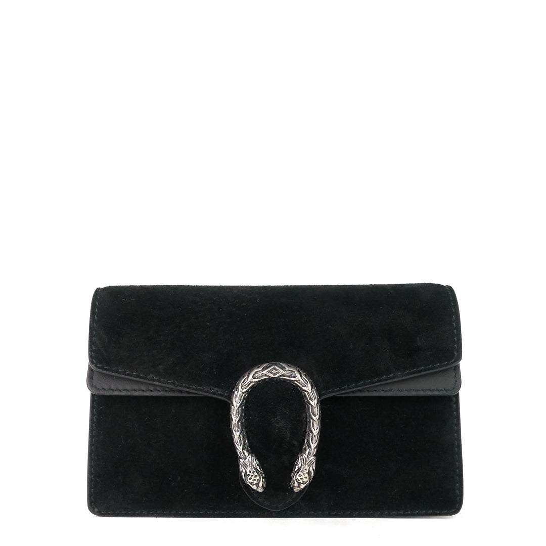 dionysus super mini suede bag