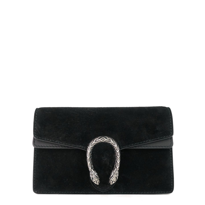 dionysus super mini suede bag